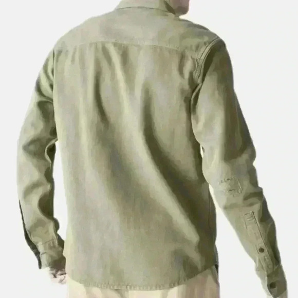 Lucky Brand Lucky Legend Rip and Repair Utility Shirt Men's Small (listing as) - Picture 4 of 6